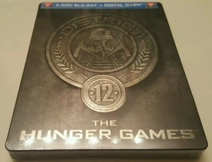 The Hunger Games Steelbook Embossed (Blu-ray/DVD, Canada) Futureshop Exclusive - Picture 1 of 11