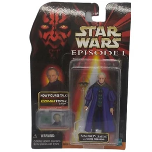 Star Wars Episode 1 CommTech Chip Senator Palpatine 1998 sprechende Actionfigur - Bild 1 von 6