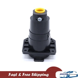 12V 7 Pin Round Trailer Plug 7 Way Wiring Connector Socket Adapter - Picture 1 of 6