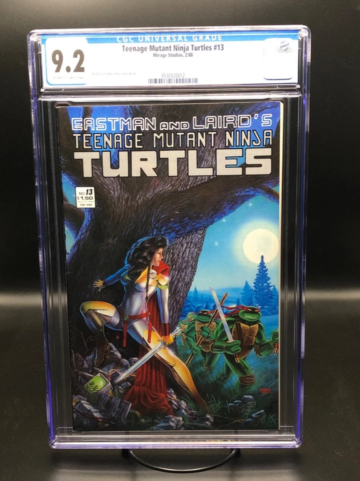 Teenage Mutant Ninja Turtles #13 1st Print CGC 9.2 1988 - Michael Dooney - Rare! - Image 1 of 3