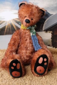 Künstlerteddy, 26 cm etwas Besonderes für den Sammler v. Ositos mit Zertifikat - Bild 1 von 13
