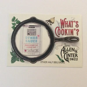 2022 Topps Allen & Ginter WC-11 andere halbe BBQ-Sauce - Bild 1 von 2