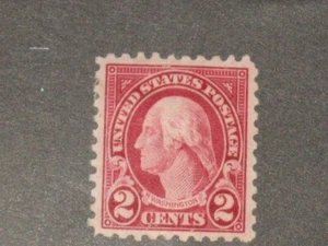 Estampilla postal Scott 583 de Estados Unidos de 1924 de George Washington - Imagen 1 de 1