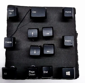 Computer COMMAND KEY Push Pins Set of 13 Handmade Decorative Memo Board - Picture 1 of 2
