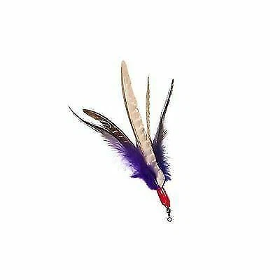 Go Cat GoCat Da Bird Feather Super Refill Cat Toys Assorted Colors