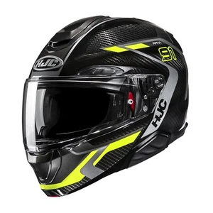 HJC RPHA 91 Carbon Lagos MC3H Casco Plegable Amarillo 60/61-XL Touring Casco Parasol - Imagen 1 de 3