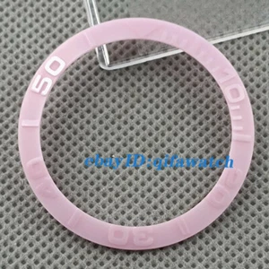 38mm rosa cerámica reloj inserto bisel para relojes automáticos 40mm - Imagen 1 de 5