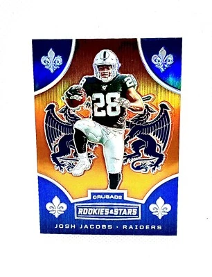 2019 Panini Rookies & Stars Josh Jacobs Crusade RC Bronze /25 Las Vegas Raiders - Image 1 of 3