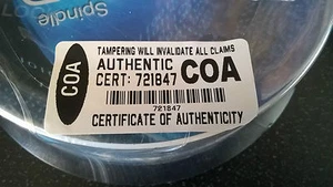 Certificate of Authenticity Security Label Destructible Seal Stickers 50 x 25mm - Picture 1 of 10