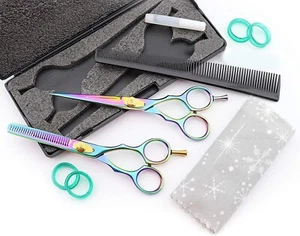 Multiprofessionelles 6-Zoll-Friseurscheren-Set Friseur-Haarschneideschere, Kamm - Bild 1 von 11