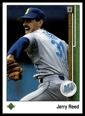 1989 Upper Deck #529 Jerry Reed Seattle Mariners Baseball Card - Image 1 of 2