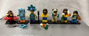 MENGE 7 KOMPLETTE LEGO MINIFIGUREN MINIFIGUREN SCHIFFBRUCH ÜBERLEBENDER KABARETT SÄNGER + - Bild 1 von 6
