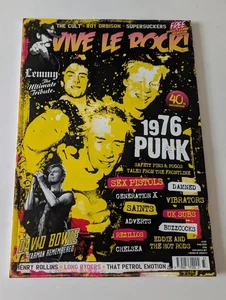 Vive Le Rock: #33 2016 Sex Pistols / 40 Years of Punk Special Lemmy Bowie - Imagen 1 de 3