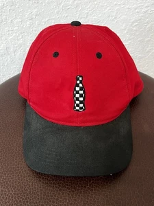 Cappello Berretto Snapback Vintage NASCAR Coca Cola Racing Anni 90 Rosso Nero Ricamato USA - Foto 1 di 13