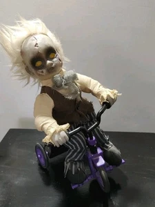 Vintage Kids of America Corp Bike Riding Monster Haunted Doll Halloween - Picture 1 of 13