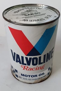 Vintage NOS Valvoline Racing Motor Oil Can Quart Full - Picture 1 of 4