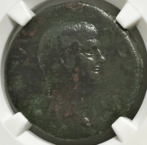 Antonia Dupondius d.AD 37 Posthumer Claudius NGC Ch F - Bild 1 von 4