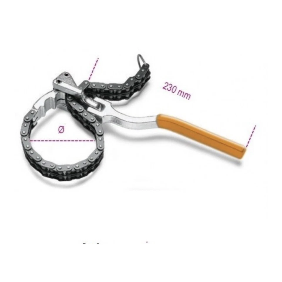 CHIAVE SNODATA A CATENA DOPPIA PER FILTRI OLIO BETA  ART. 1488L - Immagine 1 di 1