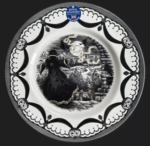 Royal Stafford Spookyville Dinner Plate - Guardian Ghost - Halloween - Picture 1 of 5
