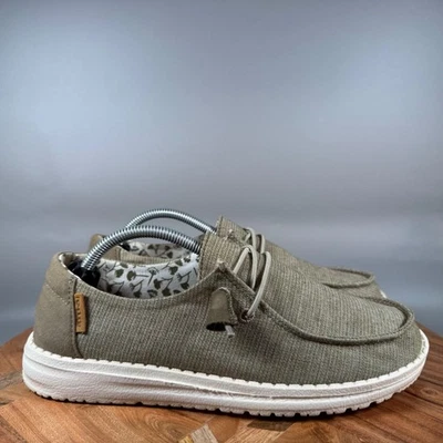Zapatos informales sin cordones Hey Dude Wendy Chambray Sage para mujer talla 7 EU 38 Foto 1 de 4