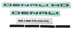 GMC OEM 2024-2025 Sierra "DENALI" Logo Partial Kit 86591515 New NOS (3 Emblems - Picture 1 of 1