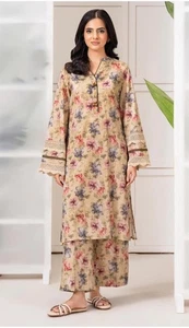 *LIMELIGHT* SOMMER BEDRUCKTER RASEN READY TO WEAR 2-TEILIGER ANZUG GRÖSSE MEDIUM - Bild 1 von 7