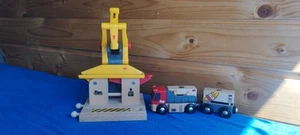 Brio Verladestation, Frachtverladestation, Holzeisenbahn - Bild 1 von 2