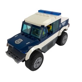 Lego 60007 City High Speed Chase - Built Police Car And Police Officer ONLY