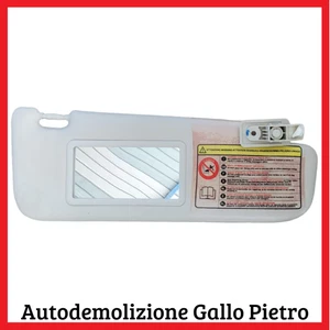 Aletta parasole DX destra avorio FIAT 500 2007 2008 2009 312 1.3 d multijet 1.2 - Foto 1 di 2
