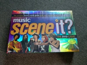 Scene It? Music DVD Trivia Board Game by Mattel 2006 NEW -Sealed! Family Game - Picture 1 of 6