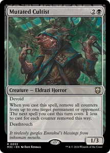 Mutated Cultist (Ripple Foil) [Modern Horizons 3 Commander] Foil Near Mint MTG - Bild 1 von 1