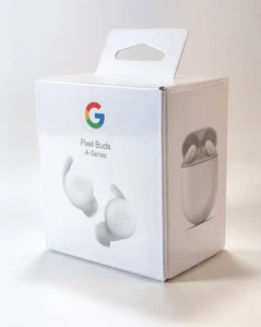 Écouteurs intra-auriculaires sans fil Google Pixel Buds série A véritable blanc clair neuf dans sa boîte - Photo 1 sur 10