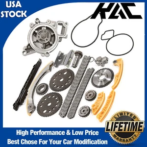 Timing Chain Kit w/ Balance Shaft Water Pump For Chevy Saturn Pontiac 2000-2008 - Foto 1 di 2