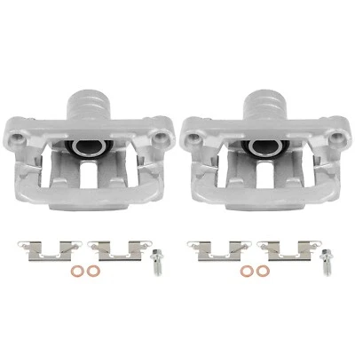 2x Pinzas de freno traseras izquierda derecha para 05-15 Nissan Xterra con montaje de soporte Foto 1 de 4