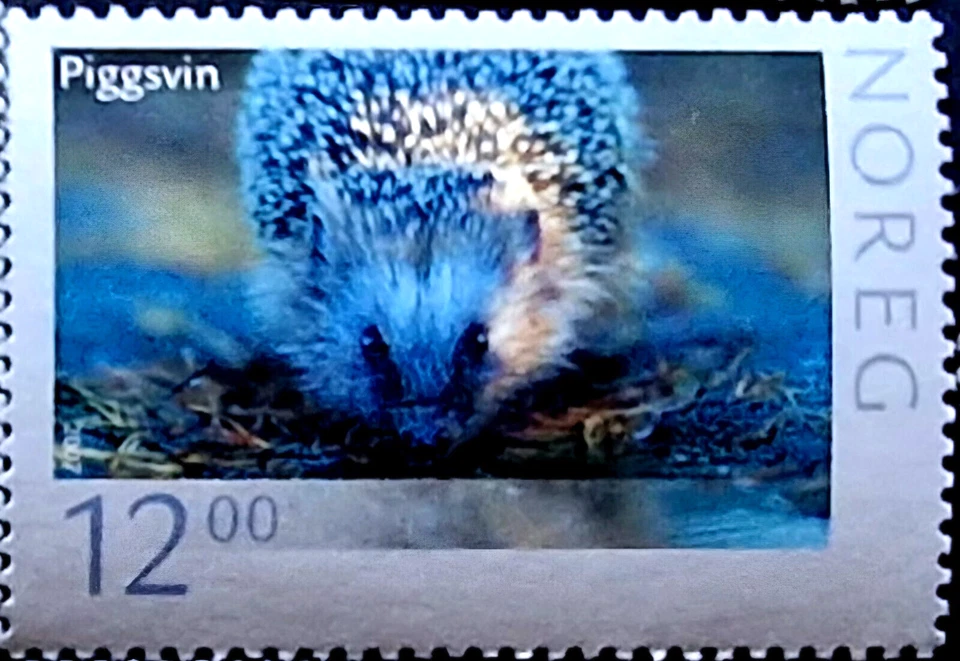 Noruega Animales Salvajes - Erizo - Sello MNH Foto 1 de 1