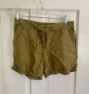 Tommy Bahama Women’s Linen Shorts Olive, 2 - Picture 1 of 8