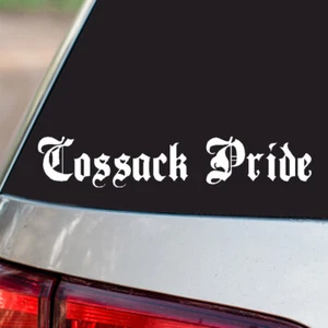 Pegatina Vinilo Cossack Pride Country Pride todos los tamaños cromo y colores regulares - Imagen 1 de 2