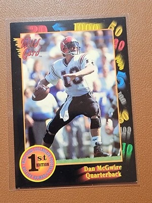 1991 Wild Card Draft - Dan McGwire #111 (RC) - Image 1 of 2