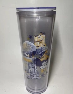 Vaso Walt Disney World 50 Aniversario Bóveda Retro Starbucks Venti 24oz - Imagen 1 de 16
