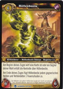 World of Warcraft TCG Azeroth 127 Höllenbestie Rare NM - Bild 1 von 1