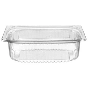200 VASCHETTE CONTENITORE PER ALIMENTI PLASTICA RETTANGOLARE TRASPARENTE 1000 + - Foto 1 di 2