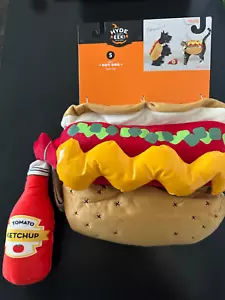Hund Katze Haustier Kostüm Hot Dog Ketchup Neu Halloween Cosplay Parade Größe S Small SM - Bild 1 von 9