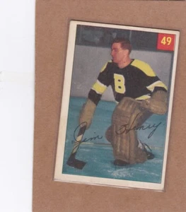 Parkhurst Hockey 1954-55 Jim Henry #49 Bruins en muy buen estado *A34968 - Imagen 1 de 1