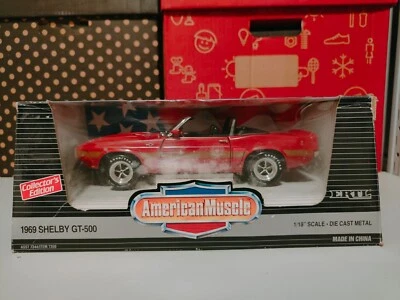 ERT AMERICAN MUSCLE 1969 SHELBY GT-500 SCALA 1:18 REF.7350 - Imagen 1 de 4