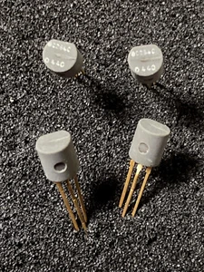 4 x BC264C transistors N-CHANNEL JFET 30V 300mW - TO-92 gold pins ancien stock - Picture 1 of 1