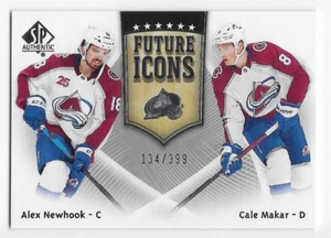 21/22 SP AUTHENTIC FUTURE ICONS #FI8 Alex Newhook/Cale Makar #134/399 - Picture 1 of 1