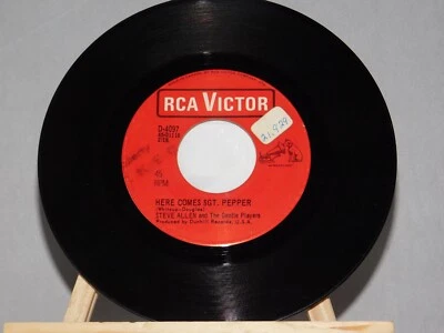 45 Steve Allen & The Gentle Players – Here Comes Sgt. Pepper / Flowers and Love - Image 1 of 3