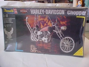 Revell Harley Davidson Chopper Motorcycle 1992 Model Kit 7928 factory sealed - Picture 1 of 3