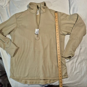 NWT ARMY COLD WEATHER THERMAL SHIRT 1/4 ZIP MID WEIGHT LARGE LONG GEN III - Picture 1 of 14