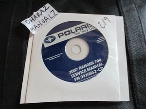 2007 POLARIS Ranger 700 Service Manual on CD - Picture 1 of 1